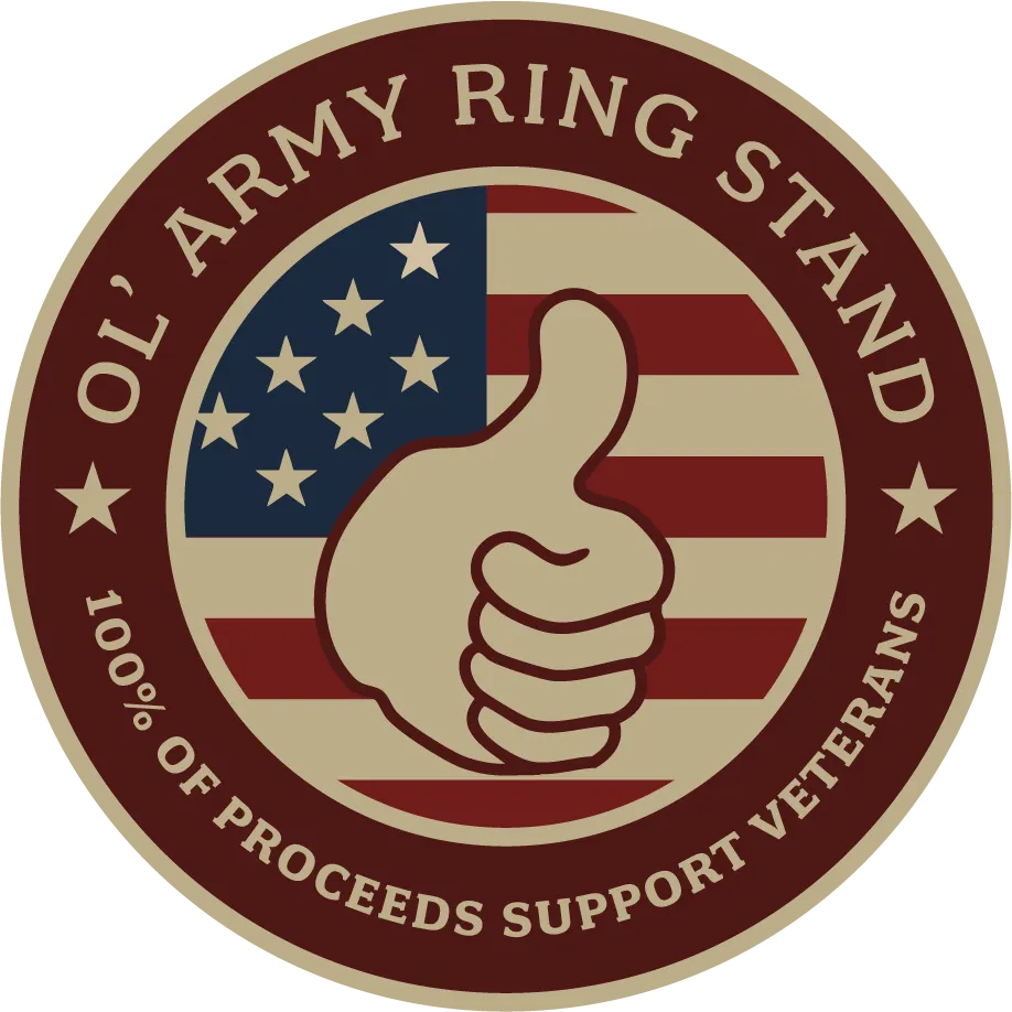 Logo for Ol' Army Ring Stands