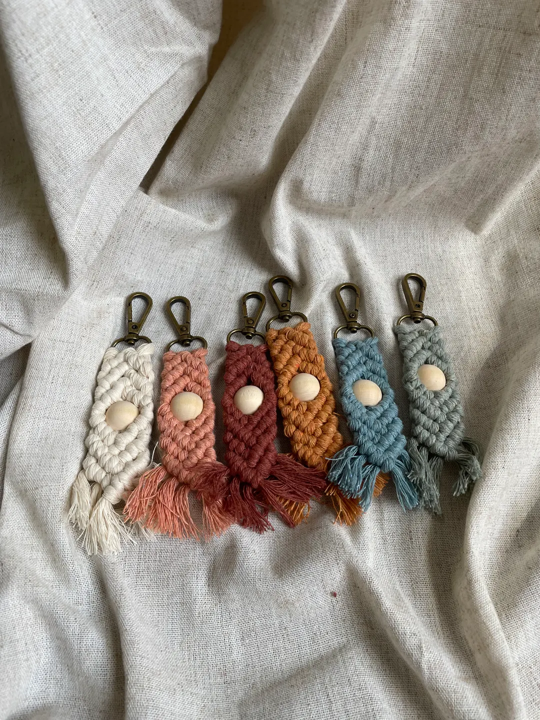 Macramé Diffuser Keychain