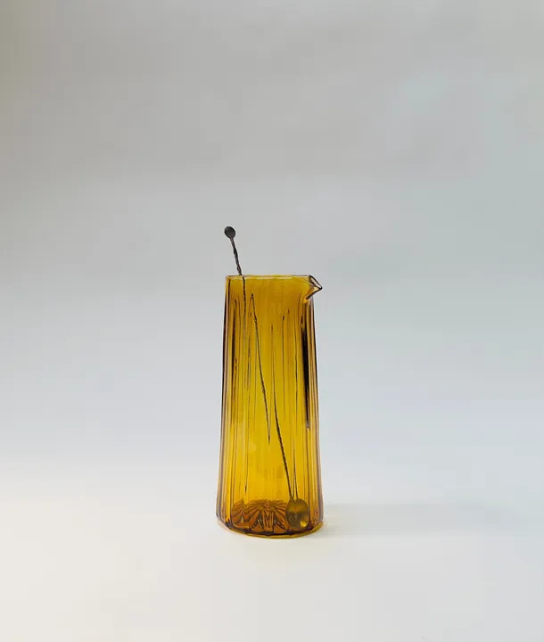 Cocktail Mixing Glass, Hand Blown, Free shipping