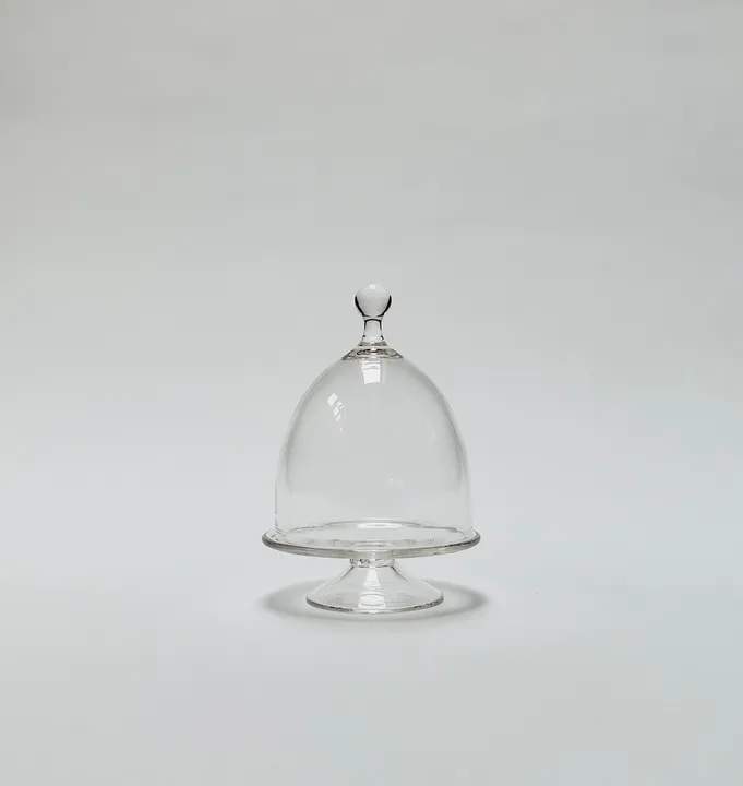 Little Covered Dish, Hand Blown Glass