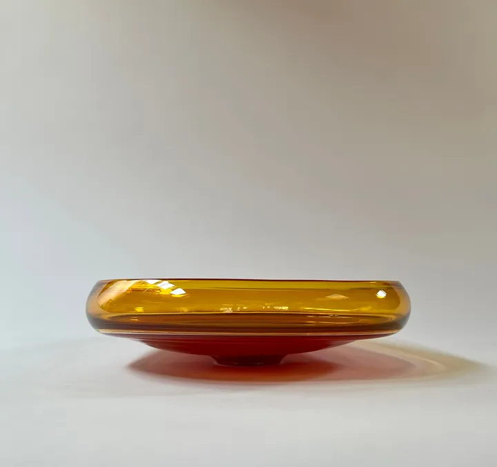 Hand Blown Incalmo Glass Bowl