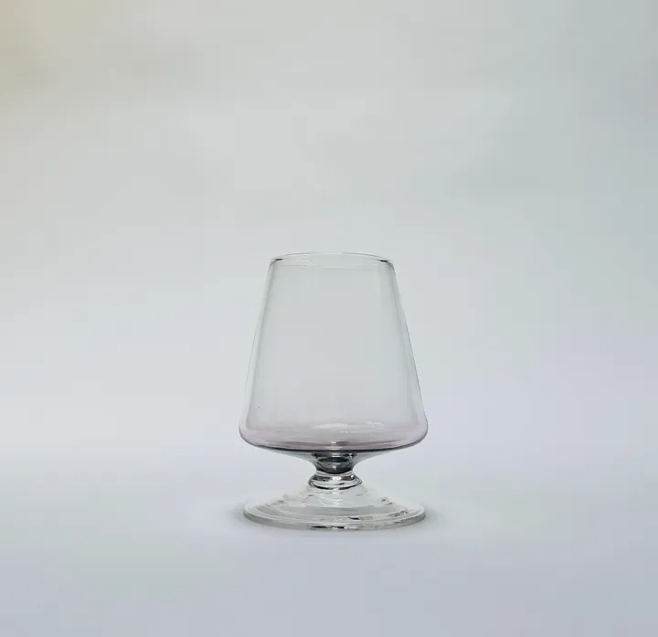 Craft Beer Glass with Blown Foot, Rose Gold, 12oz., Free Shipping