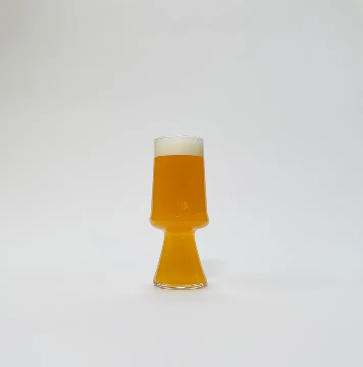 Hand Blown IPA Glass, Clear, 12oz.