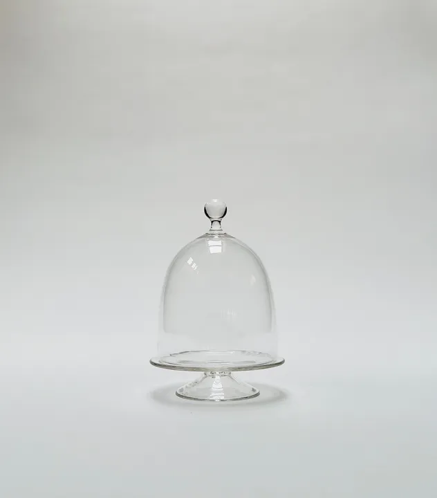 Little Covered Dish, Hand Blown Glass