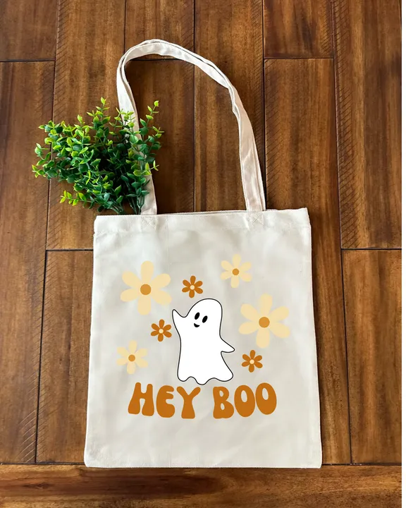 Hey Boo Canvas Bag