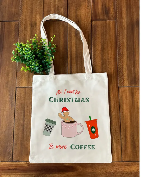 All I want for Christmas Canvas Bag