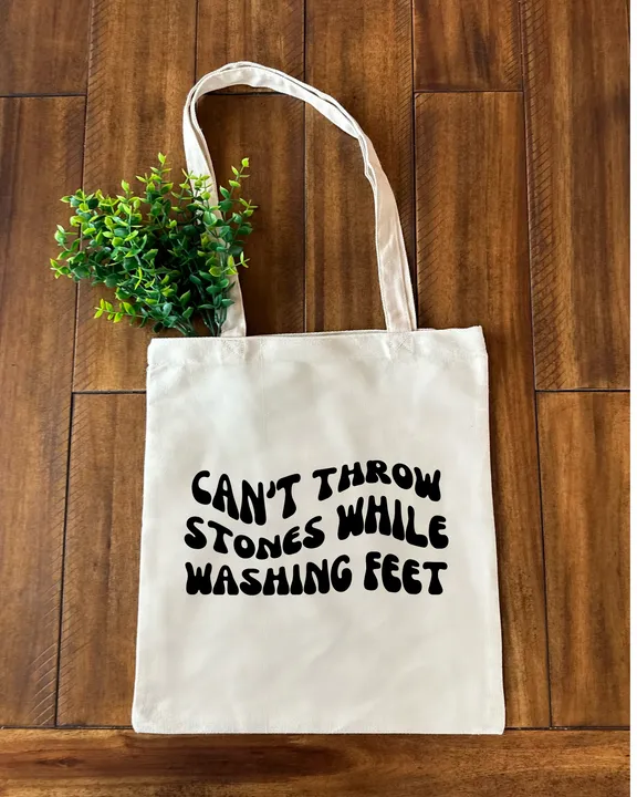 Can't Throw Stones Canvas Bag