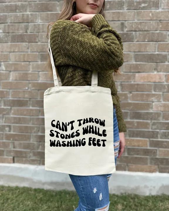 Can't Throw Stones Canvas Bag