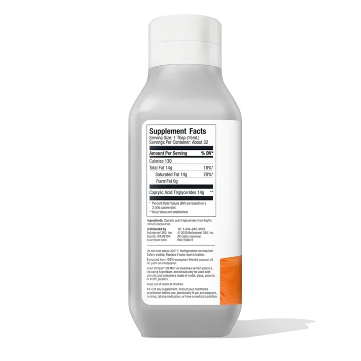 Bulletproof MCT - Brain Octane C8 MCT Oil