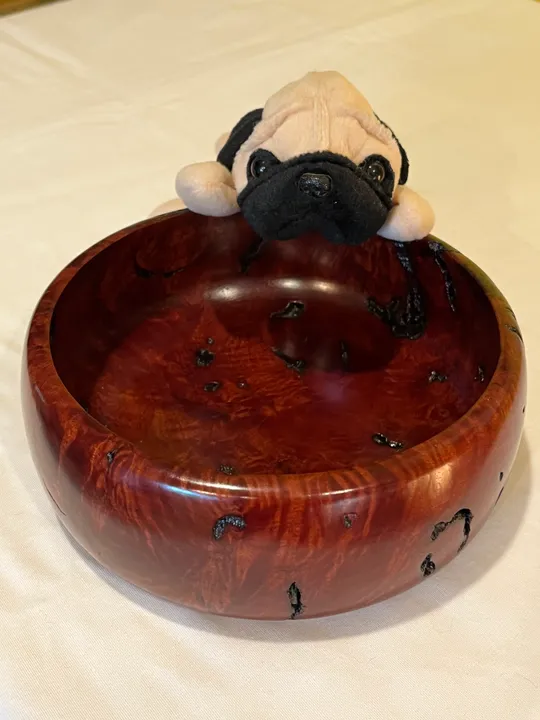 Red Gum Burl Bowl