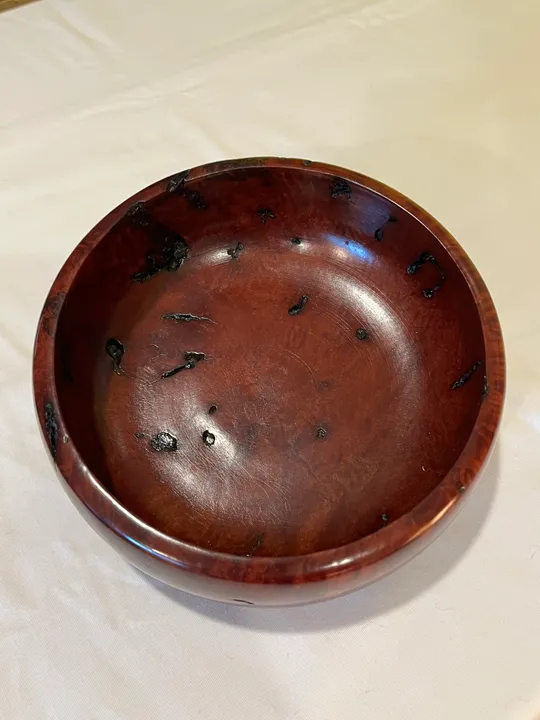 Red Gum Burl Bowl