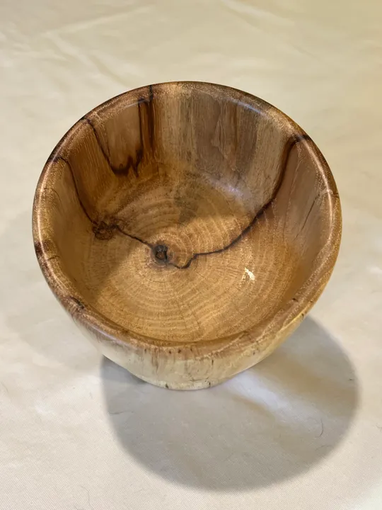 Spalted Chocolate Heart Pecan Bowl / Cup