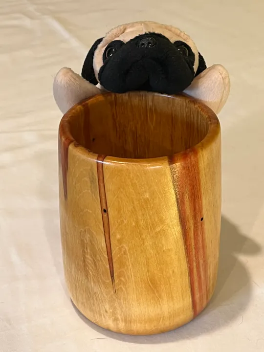 Flamed Box Elder Cup