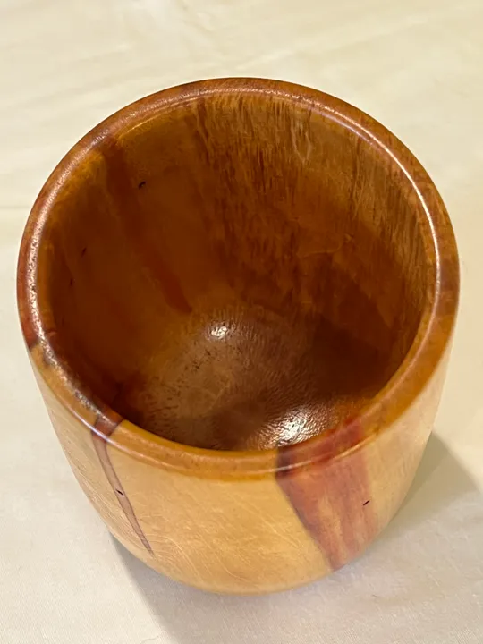 Flamed Box Elder Cup