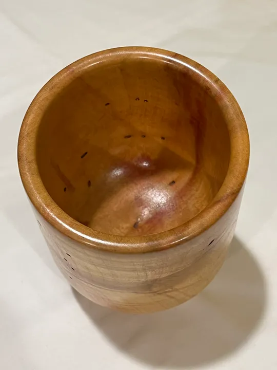 Flamed Box Elder Cup