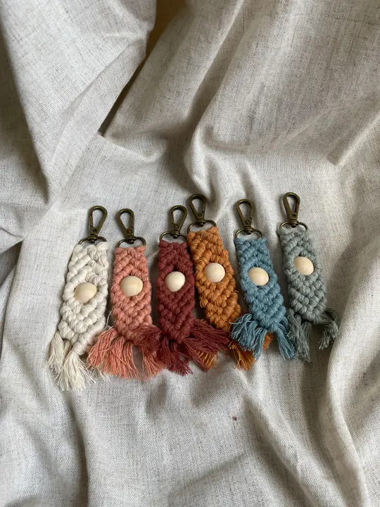 Macramé Diffuser Keychain