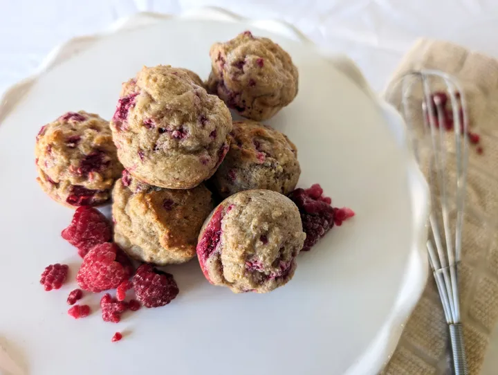 Raspberry Yogurt Toddler Muffins