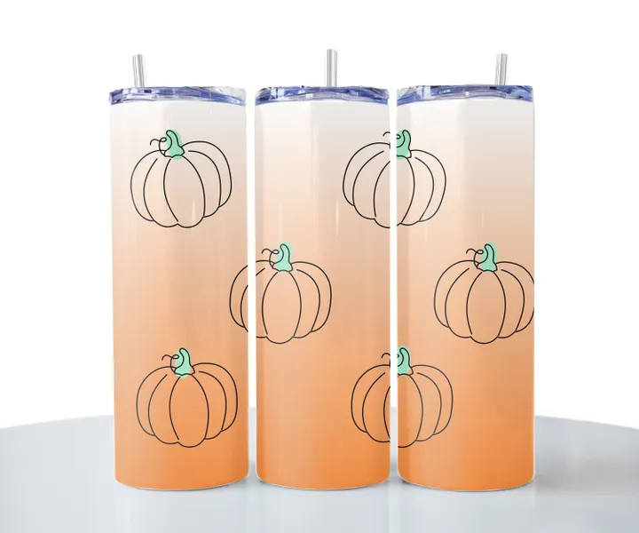 Outline Pumpkins 20oz Tumbler