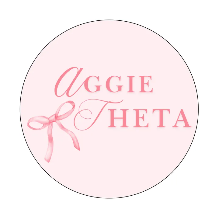 Aggie Theta Bow - 3" Button