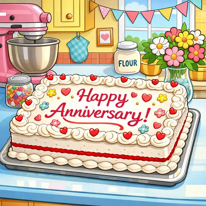 Celina's Anniversary Cake