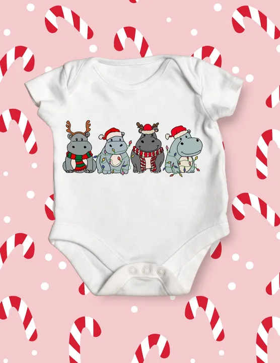 Christmas Hippos Onesie