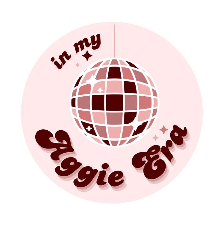 In My Aggie Era - 2" Sticker