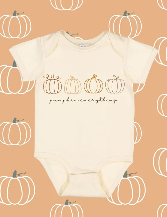 Pumpkin Everything Colorful Onesie