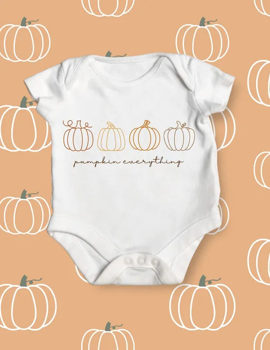 Pumpkin Everything Colorful Onesie