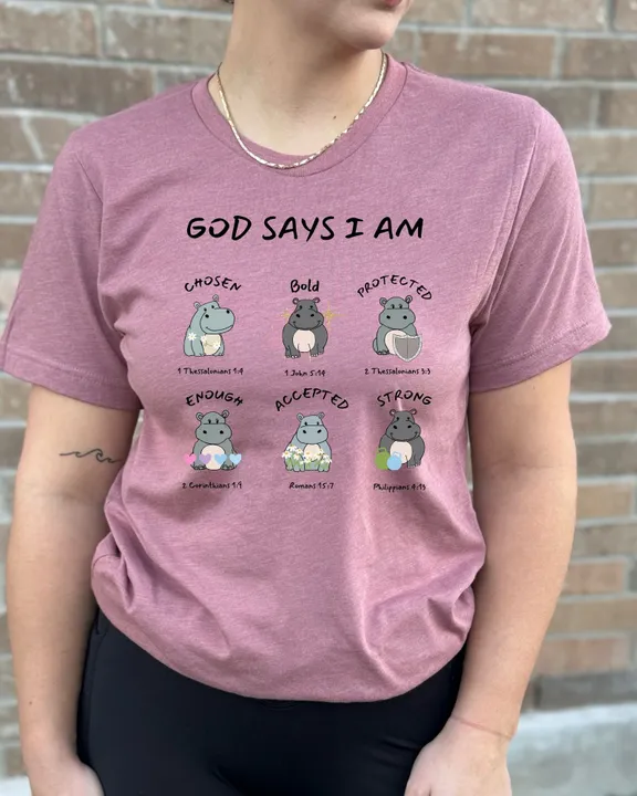 God Says I Am Short Sleeve