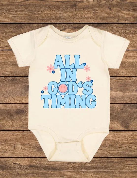 God's Timing Onesie