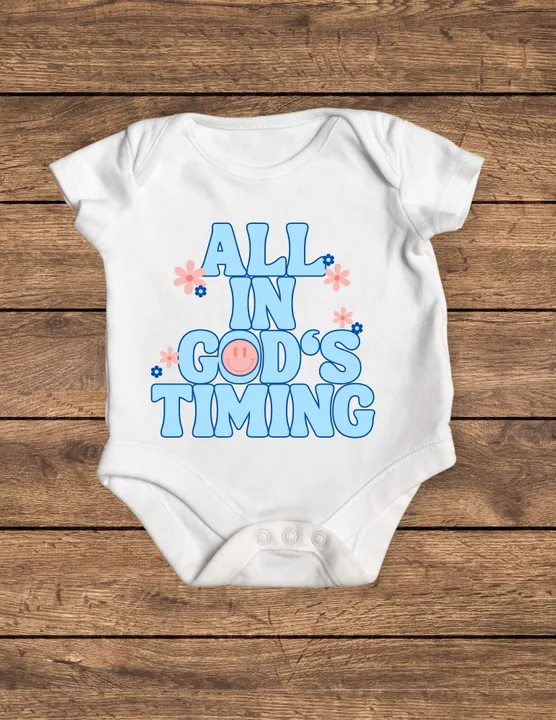 God's Timing Onesie