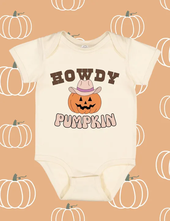 Howdy Pumpkin Onesie