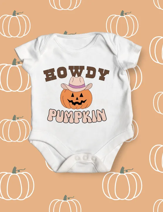 Howdy Pumpkin Onesie