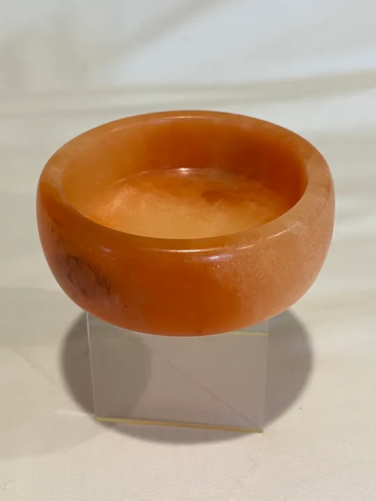 Orange Alabaster Stone Small Dish