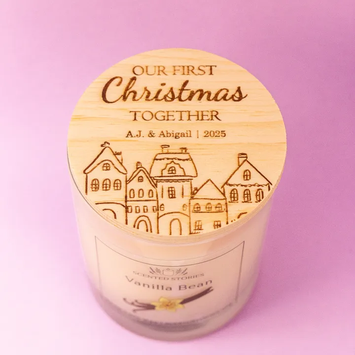 Our First Christmas Candle