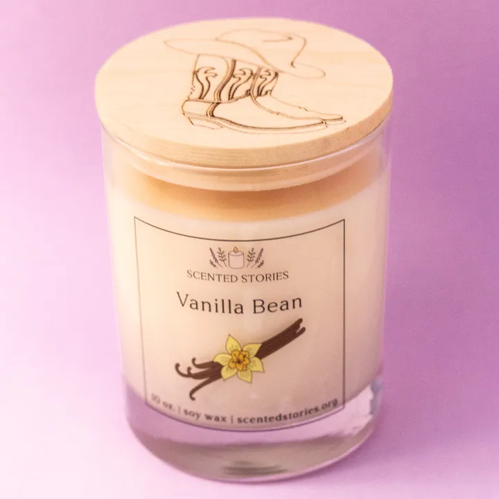 Boots and Hat Candle
