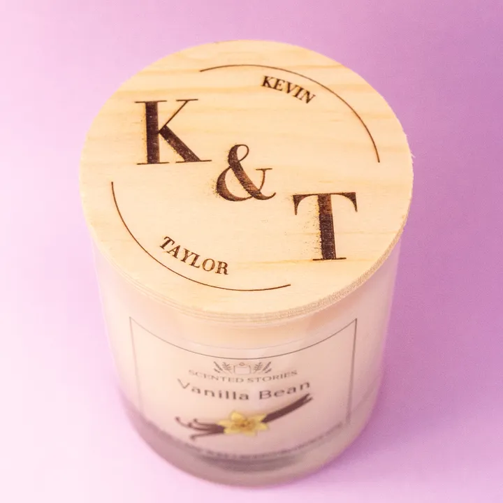 Double Initials Candle