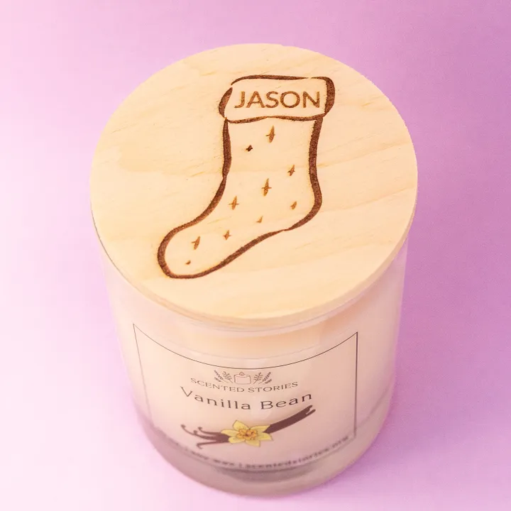 Personalized Stocking Candle