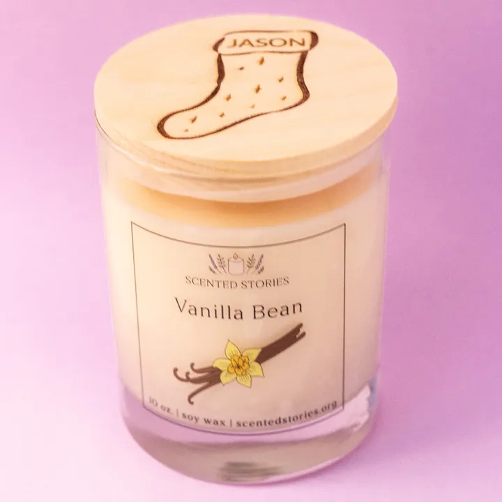 Personalized Stocking Candle