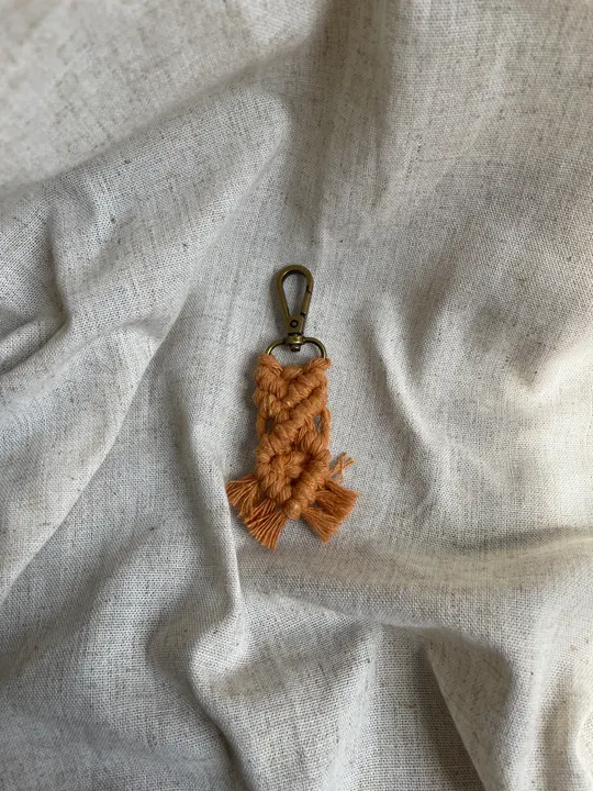 Macramé Shorty Keychain