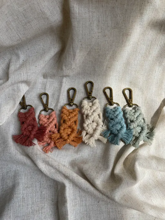Macramé Shorty Keychain