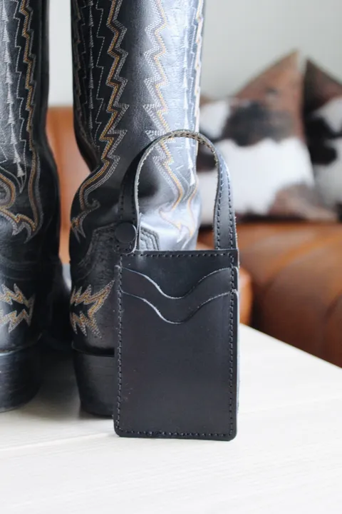 Black Boot Wallet