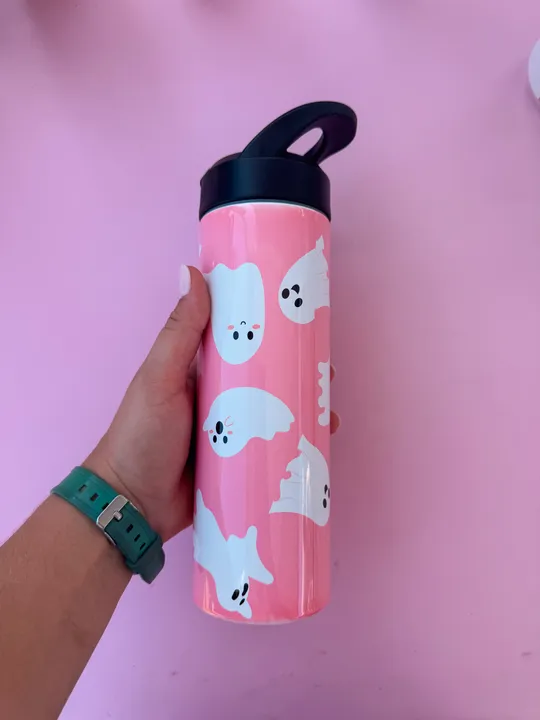 Pink Ghosties 20oz Water Bottle