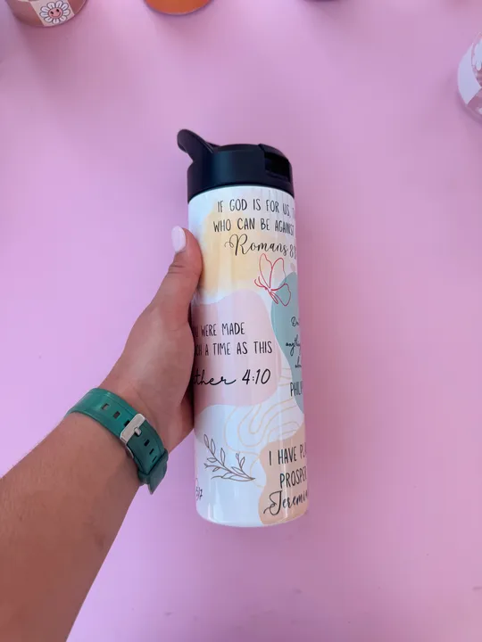 Uplifting Bible Verses 20oz Water Bottle