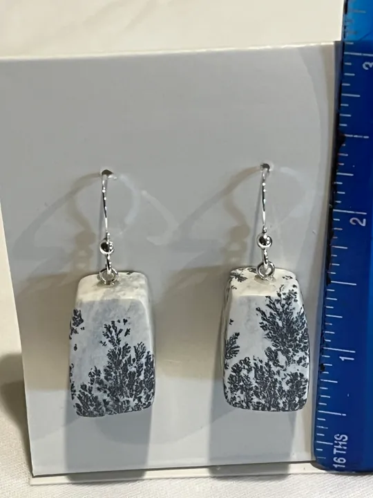 Dentritic Soapstone Earrings