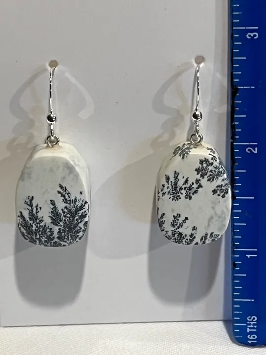 Dentritic Soapstone Earrings