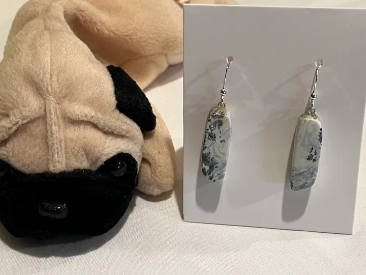 Dentritic Soapstone Earrings