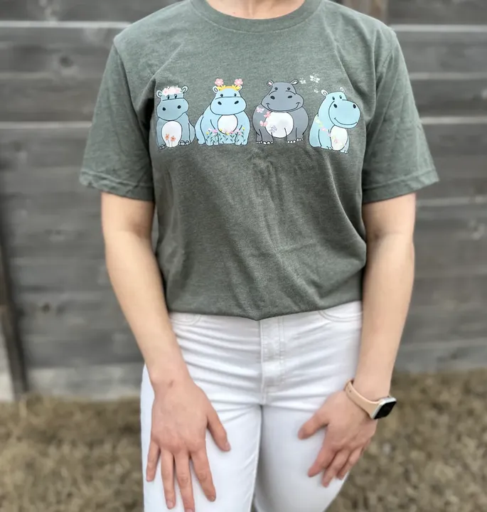 Spring Hippo Short Sleeve