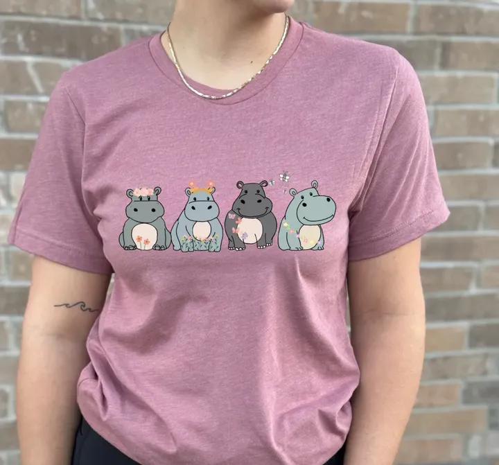 Spring Hippo Short Sleeve