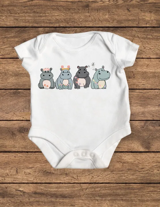 Spring Hippos Onesie